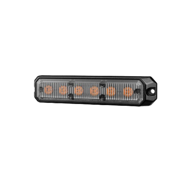 HELLA BST 2.0 6 LED flitser 12/24V amber – per stuk – 2XD 018 160-001