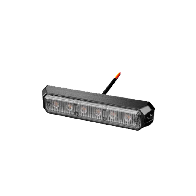 HELLA BST 2.0 6 LED flitser 12/24V amber – per stuk – 2XD 018 160-001
