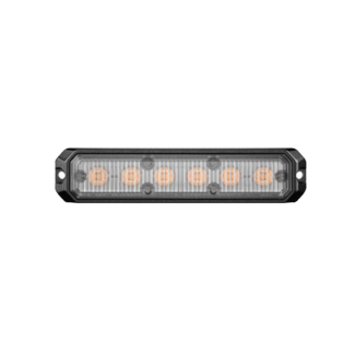 HELLA BST 2.0 6 LED flitser 12/24V amber – per stuk – 2XD 018 160-001
