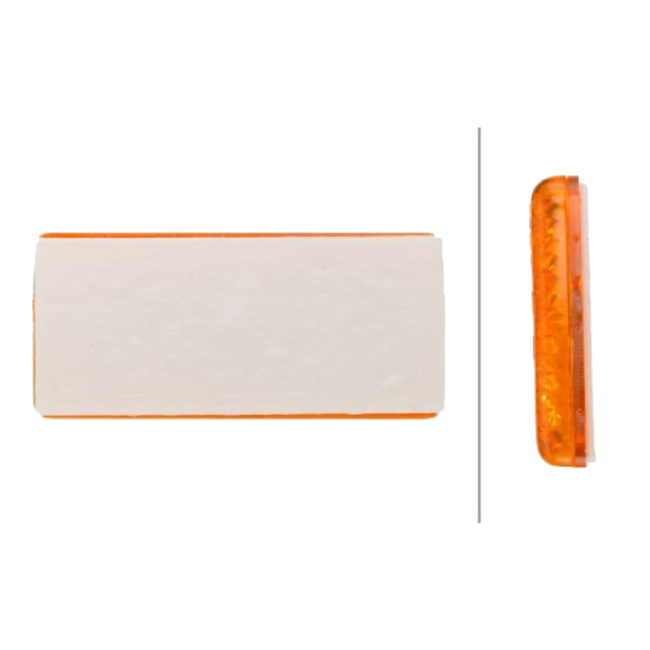 HELLA reflector oranje 69 x 32 mm zelfklevend – 8RA 004 412-001