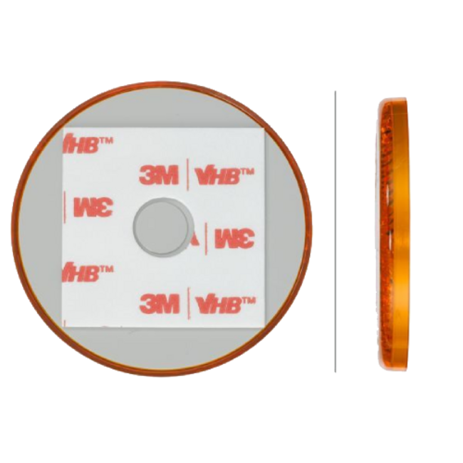 HELLA reflector oranje Ø 60 mm zelfklevend – 8RA 002 014-317