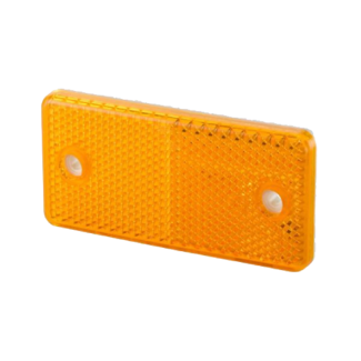 HELLA reflector oranje 94 x 44 mm kleef-/schroefmontage