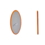 HELLA reflector oranje 100 x 45 mm zelfklevend – 8RA 343 160-022