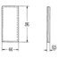 HELLA rode rechthoekige reflector 94 × 44 mm – zelfklevend – 8RA 003 326-031
