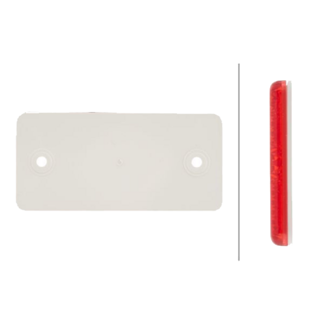 HELLA rode rechthoekige reflector 94 × 44 mm – zonder bevestigingsmateriaal – 8RA 003 326-001