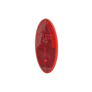HELLA reflector rood ovaal 100 × 45 mm