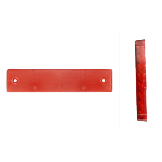 HELLA rode rechthoekige reflector 180 × 40 mm – schroefmontage – 8RA 002 023-001