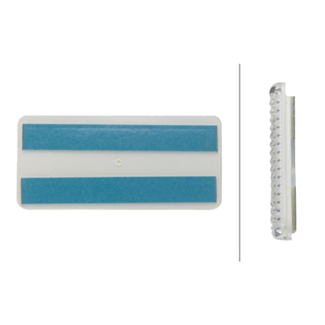 HELLA witte rechthoekige reflector 94 × 44 mm – zelfklevend – 8RA 003 326-051