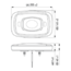 HELLA Micro Lightbar LED oranje 255 mm – Vaste schroefmontage