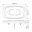 HELLA Mini Lightbar LED oranje 400 mm – Vaste schroefmontage