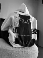 OVERSIZED CONQUER HOODIE - ECRU