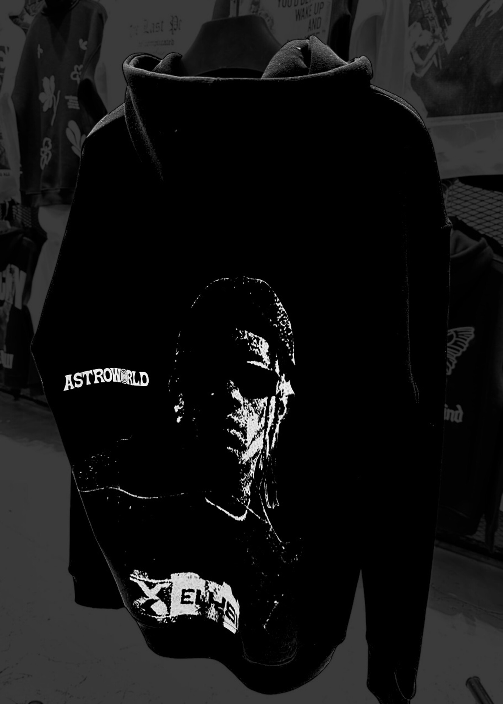 OVERSIZED ASTROWORLD GRAPHIC HOODIE