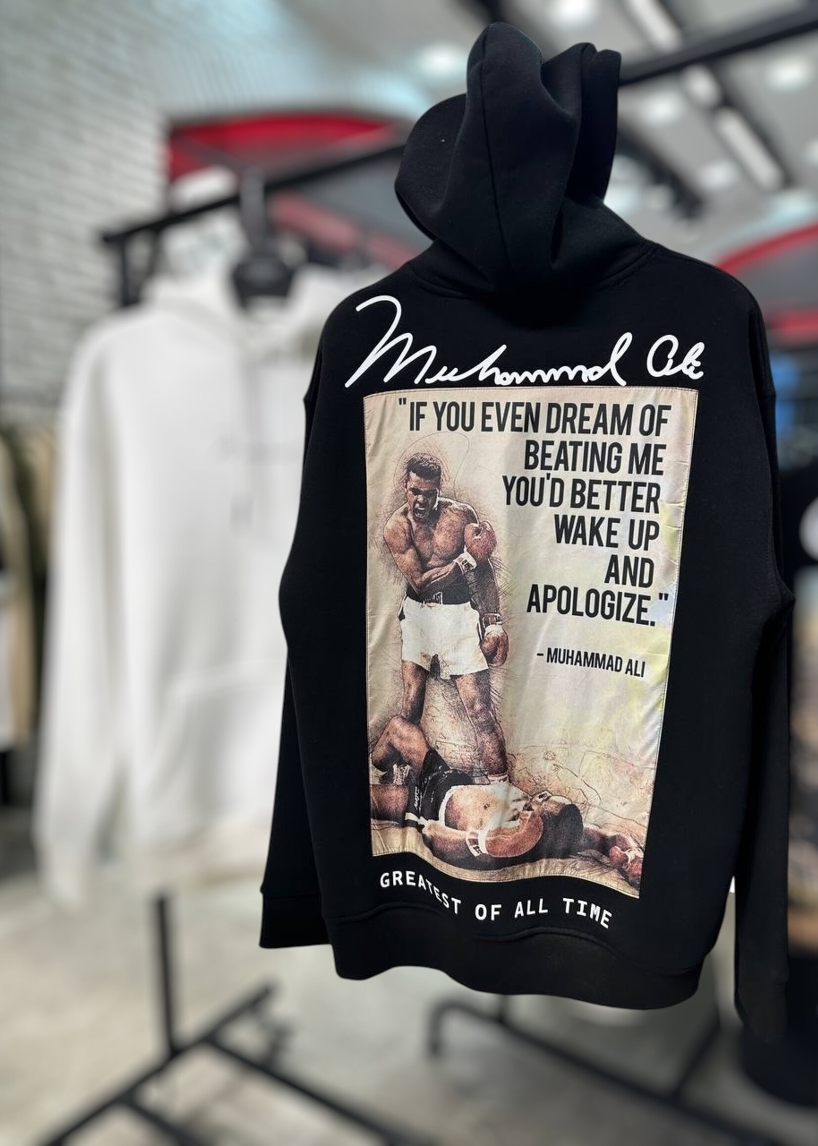 OVERSIZED MUHAMMAD ALI HOODIE - G.O.A.T. EDITION