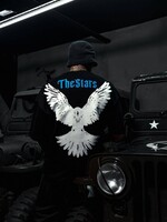 SKYBOUND EAGLE OVERSIZED TEE- BLACK