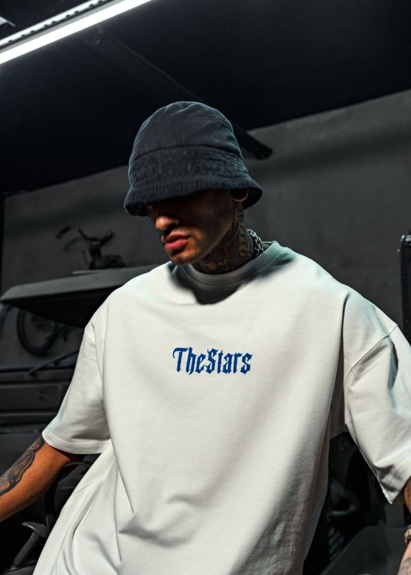 SKYBOUND EAGLE OVERSIZED TEE - WHITE