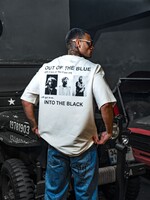 INTO THE BLACK OVERSIZED TEE - WHITE