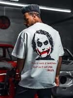 JOKER MADNESS OVERSIZED TEE - WHITE