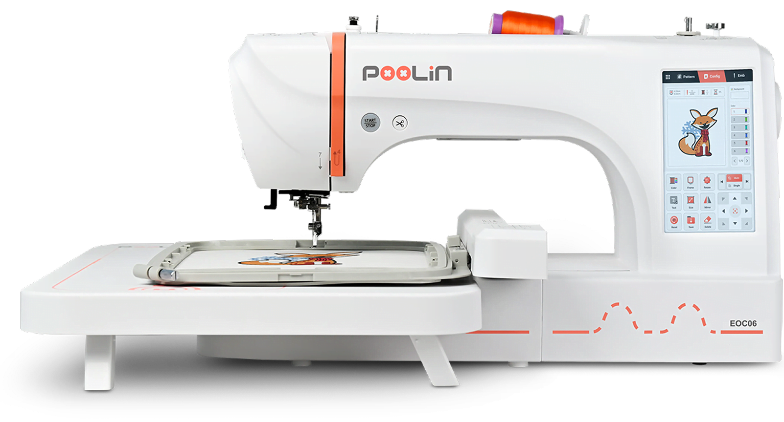 PooLin EOC06 embroidery machine
