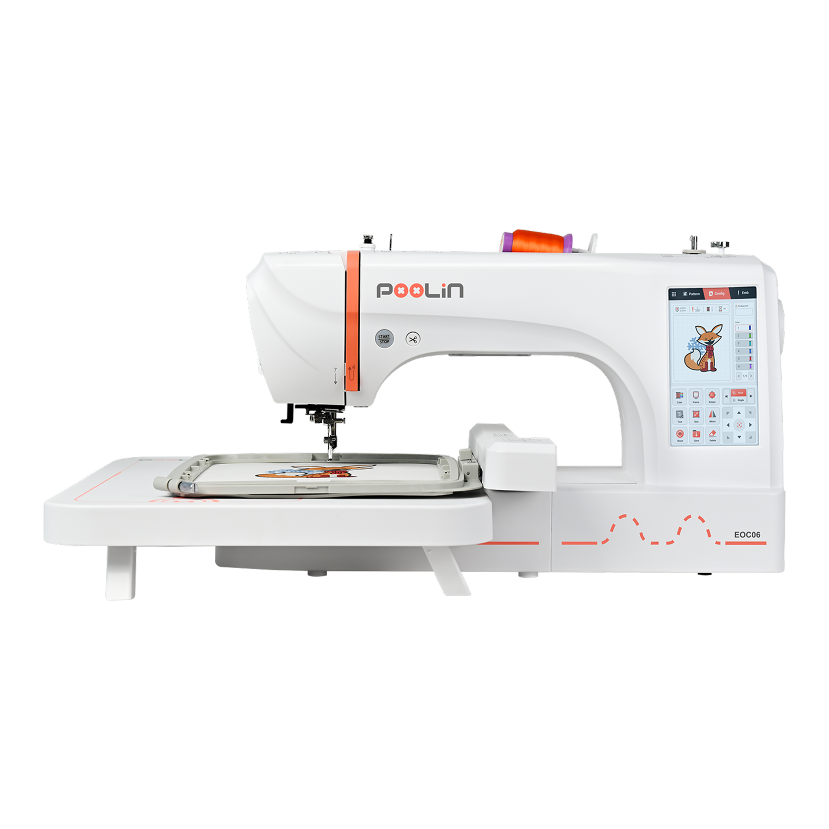 PooLin EOC06 Embroidery Machine