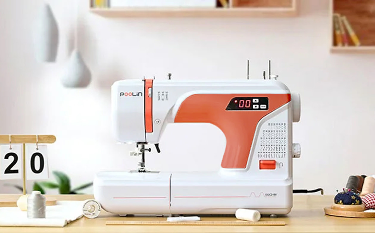 Máquina de coser compacta PooLin EOC01