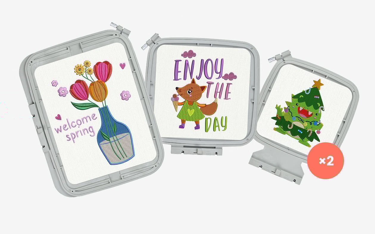 Proyectos de bordado con PooLin EOC06