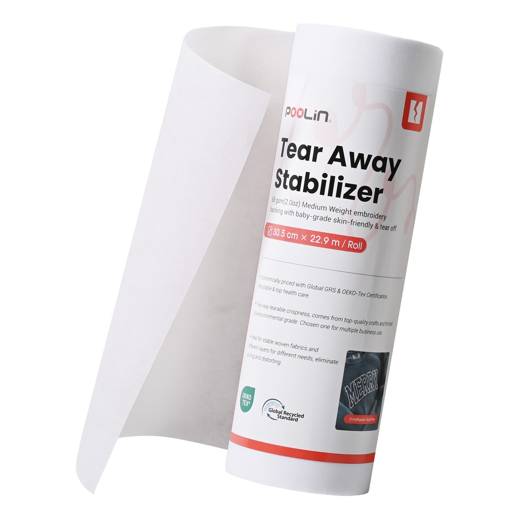 PooLin Tear Away Stabiliser