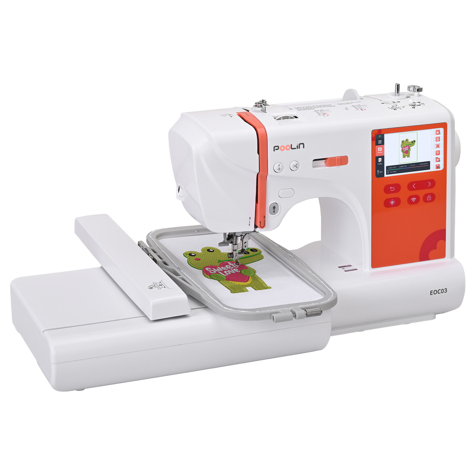 PooLin EOC03 Embroidery Machine