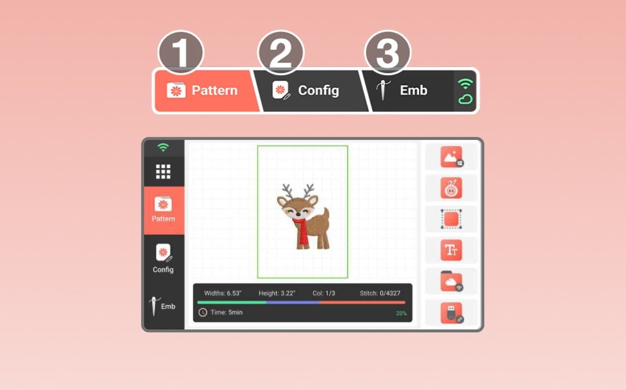 PooLin EOC03 design screen