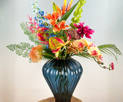 Zijden boeket "Tropical Dreams" | 75cm