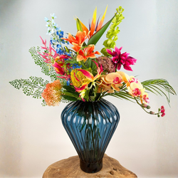 Zijden boeket "Tropical Dreams" | 75cm