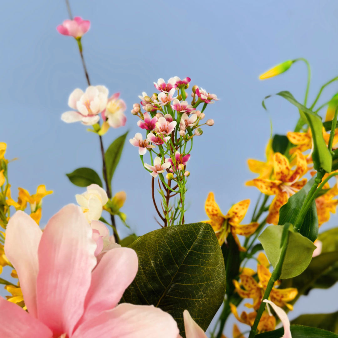 Zijden bloemen boeket "My Darling" | 60 cm