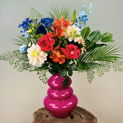 Zijden boeket "Luminous Colors" | 75cm