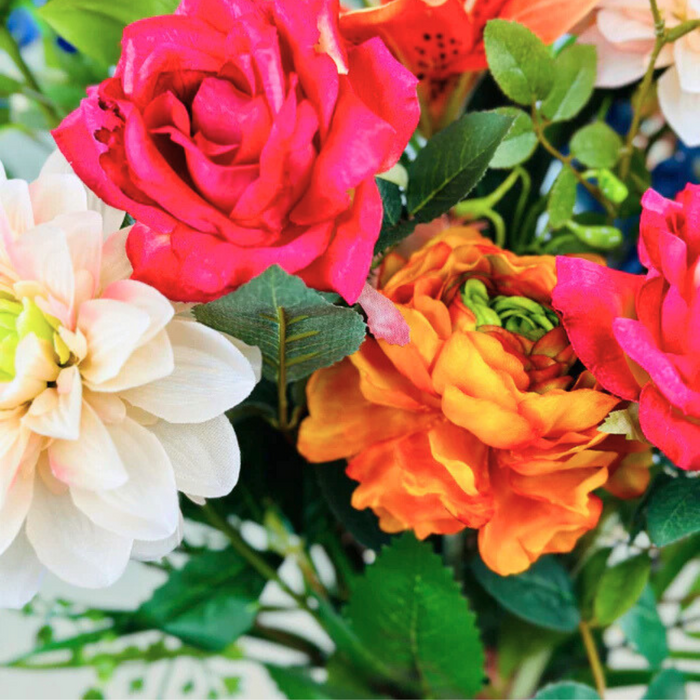 Zijden boeket "Luminous Colors" | 75cm