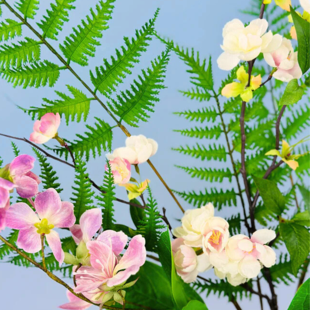 Zijden bloemen boeket "Pink Fantasy" | 70cm