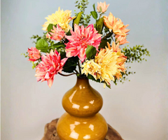 Zijden bloemen boeket "Orlesian Flowers" | 60cm