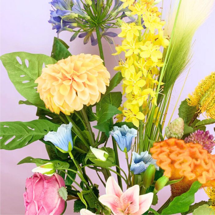Zijden boeket "Colourful Days" | 105cm
