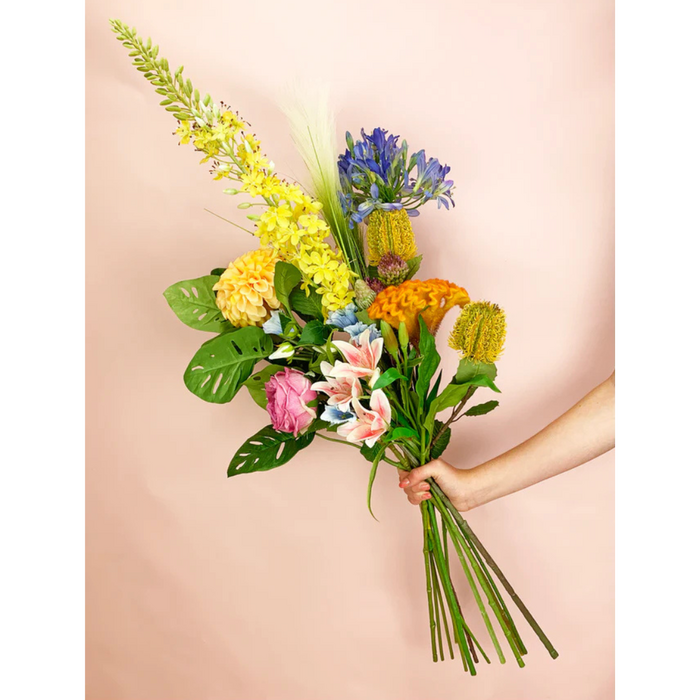 Zijden boeket "Colourful Days" | 105cm