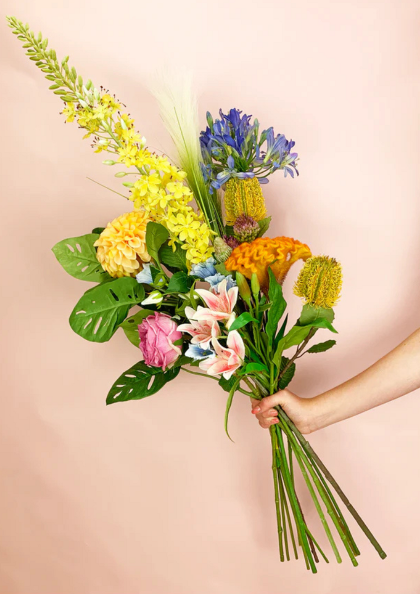 Zijden boeket "Colourful Days" | 105cm