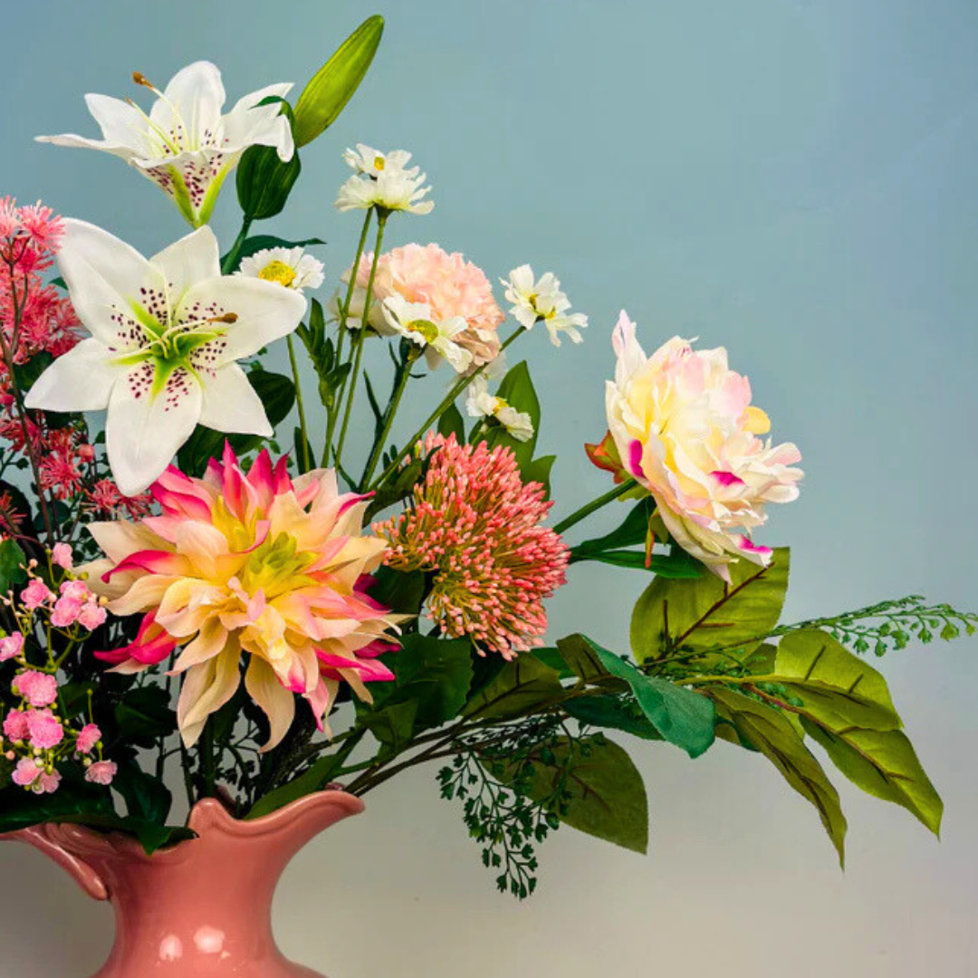 Zijden boeket "Romantic Pink " | 60cm