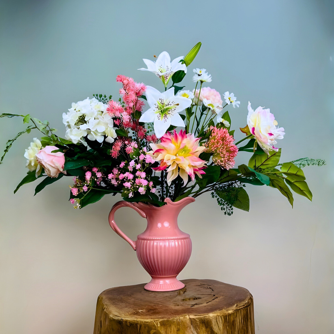 Zijden boeket "Romantic Pink " | 60cm