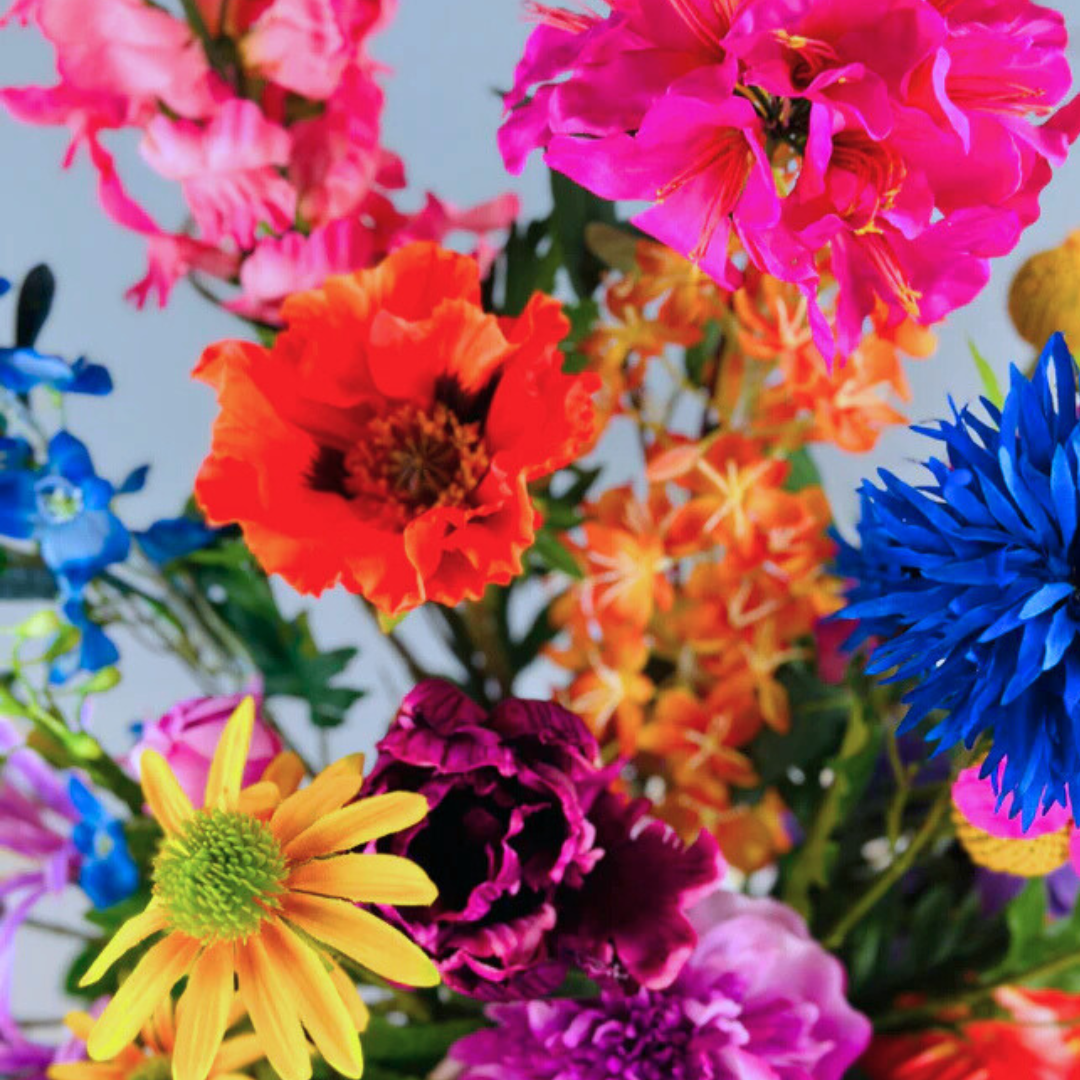 Zijden -XL- boeket "Madame Bouquet" | 85cm