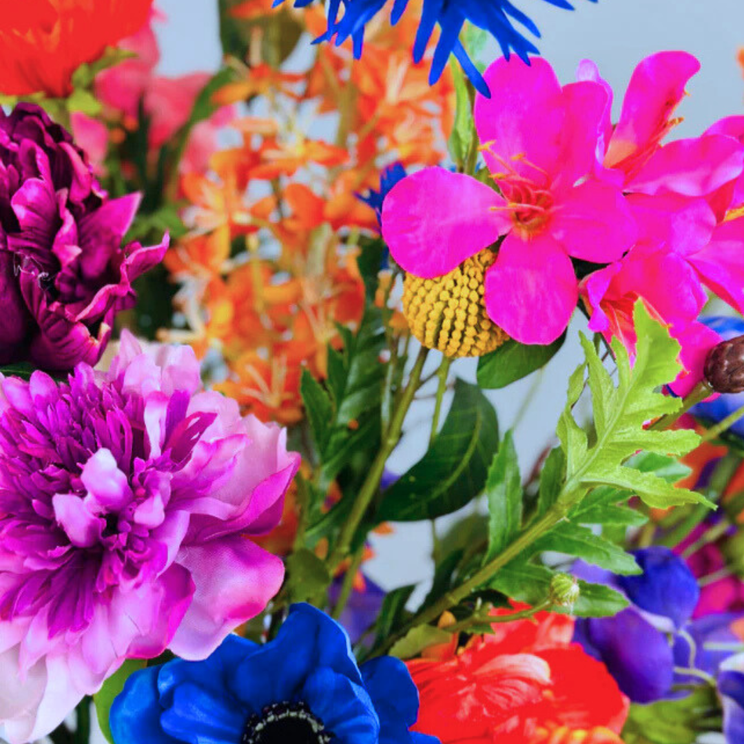 Zijden -XL- boeket "Madame Bouquet" | 85cm