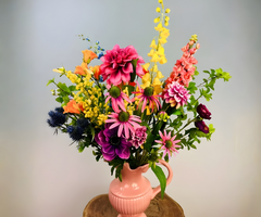 Zijden boeket "Flower Goddes" | 75cm