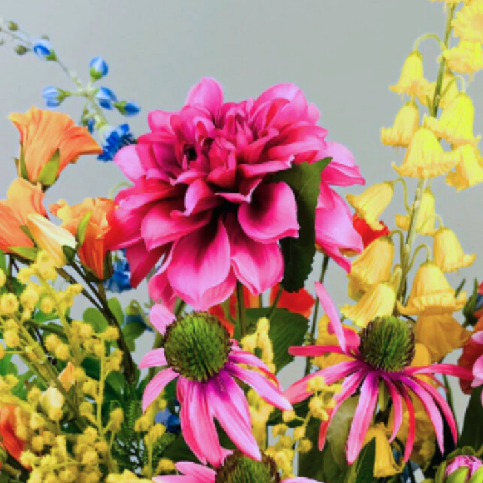 Zijden boeket "Flower Goddes" | 75cm