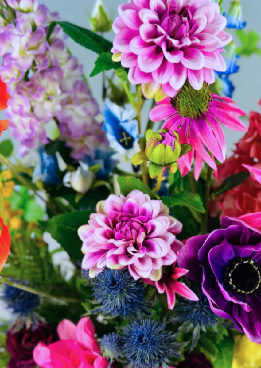 Zijden boeket "Flowery Beauty" | 75cm