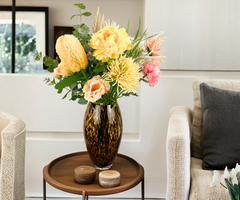 Zijden boeket "Soft Vanille"| 80cm