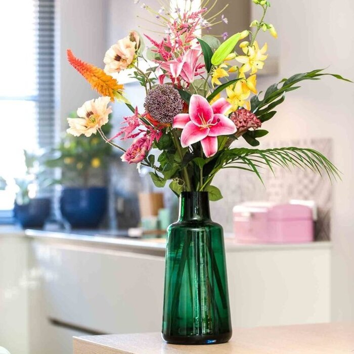 Zijden boeket "Rainbow Mayhem" | 95cm