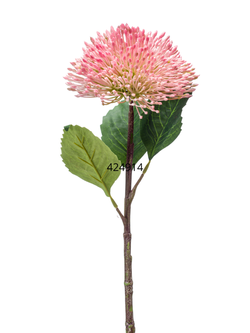 Zijden bloem "Sedum branch" roze | 43 cm