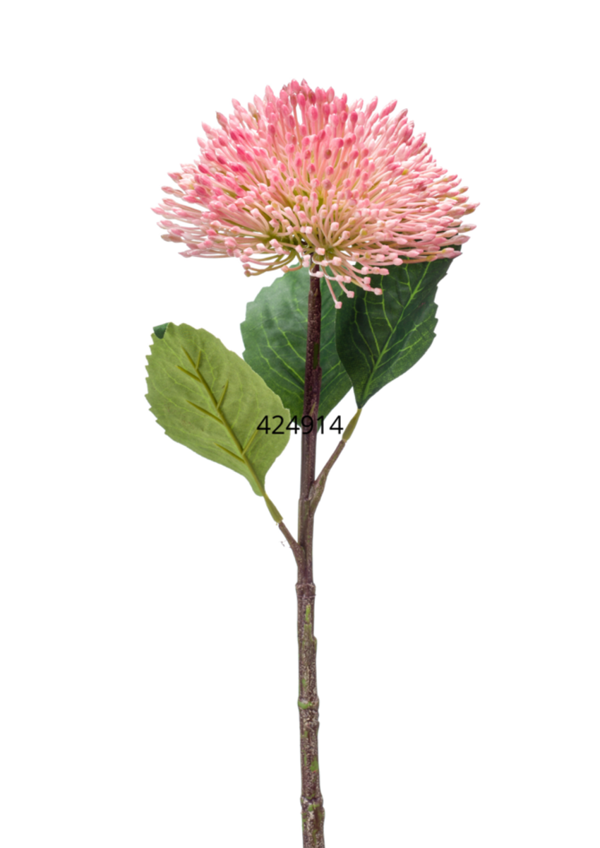 Zijden bloem "Sedum branch" roze | 43 cm