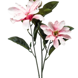 Zijden bloem "Magnolia" roze | 80cm